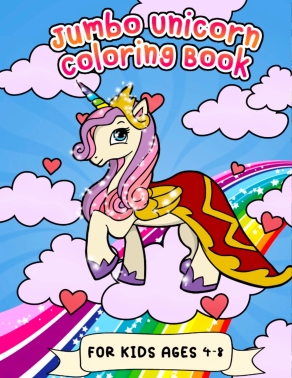 <span>Jumbo Unicorn Coloring Book:</span> Jumbo Unicorn Coloring Book